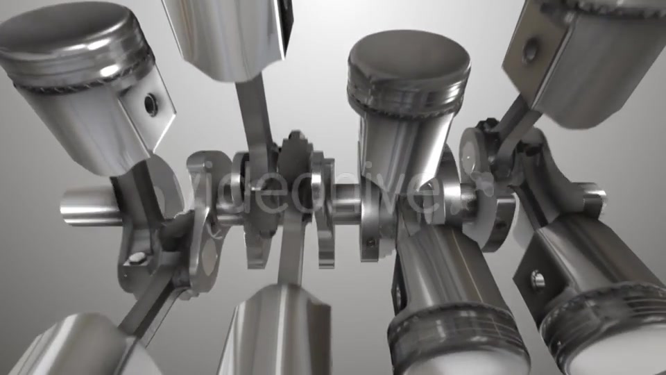 Engine Pistons Turning Videohive 19475541 Motion Graphics Image 5