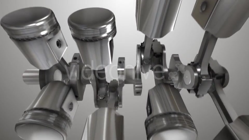 Engine Pistons Turning Videohive 19475541 Motion Graphics Image 7