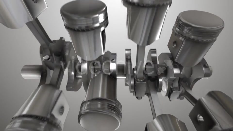 Engine Pistons Turning Videohive 19475541 Motion Graphics Image 9