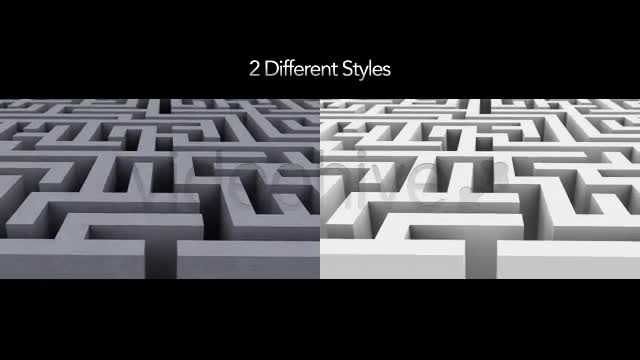 Entrance to a Maze or Labyrinth Puzzle 2 Styles Videohive 5494438 Motion Graphics Image 1