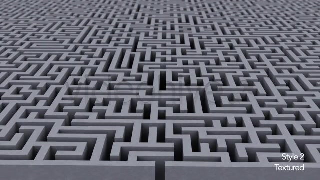 Entrance to a Maze or Labyrinth Puzzle 2 Styles Videohive 5494438 Motion Graphics Image 13