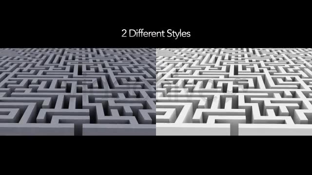 Entrance to a Maze or Labyrinth Puzzle 2 Styles Videohive 5494438 Motion Graphics Image 2