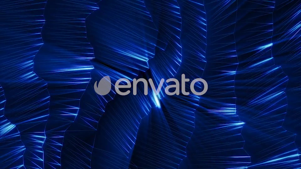 Epic Blue Glowing Geometri Background Videohive 21684262 Motion Graphics Image 4