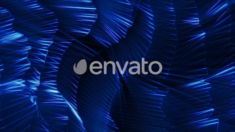 Epic Blue Glowing Geometri Background Videohive 21684262 Motion Graphics Image 5