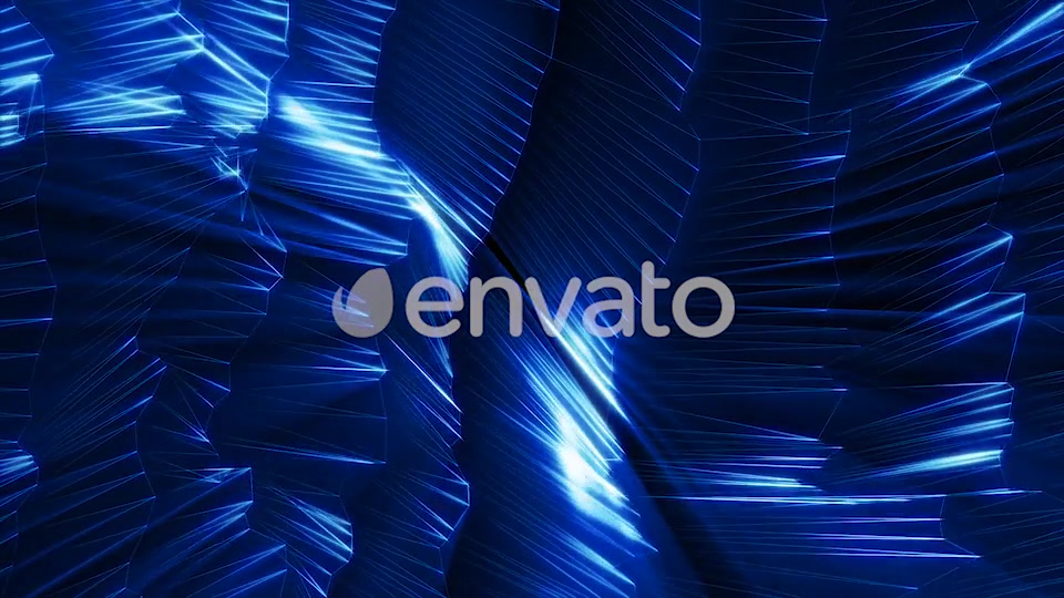 Epic Blue Glowing Geometri Background Videohive 21684262 Motion Graphics Image 6