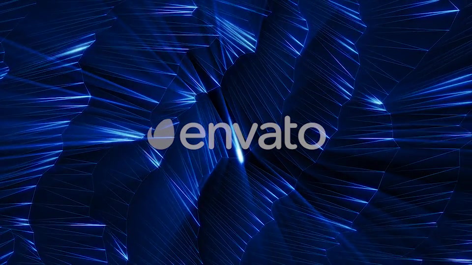 Epic Blue Glowing Geometri Background Videohive 21684262 Motion Graphics Image 8
