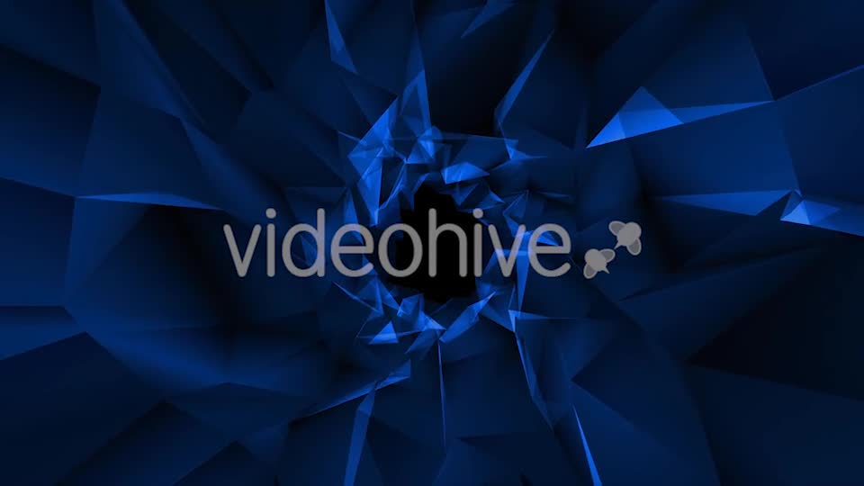 Epic Blue Tunnel Intro Loop Videohive 20415582 Motion Graphics Image 1