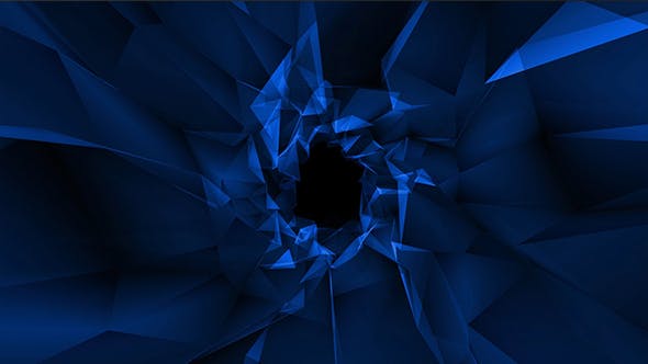 Epic Blue Tunnel Intro Loop - Videohive Download 20530457