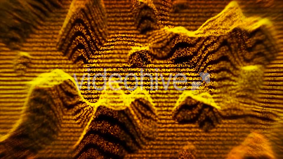 Epic Gold Waves of Particles Background Loop Videohive 21357949 Motion Graphics Image 10