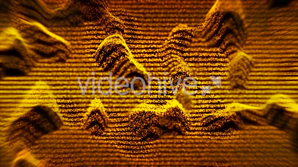 Epic Gold Waves of Particles Background Loop Videohive 21357949 Motion Graphics Image 4