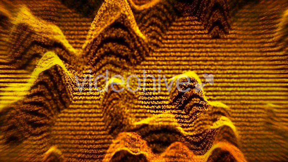 Epic Gold Waves of Particles Background Loop Videohive 21357949 Motion Graphics Image 5