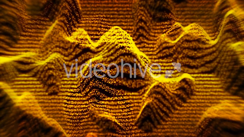 Epic Gold Waves of Particles Background Loop Videohive 21357949 Motion Graphics Image 6