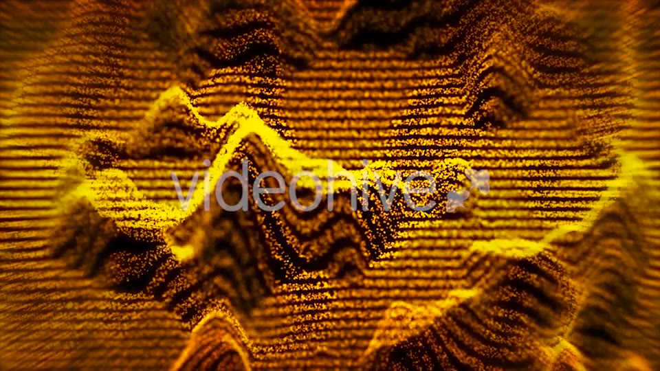 Epic Gold Waves of Particles Background Loop Videohive 21357949 Motion Graphics Image 8