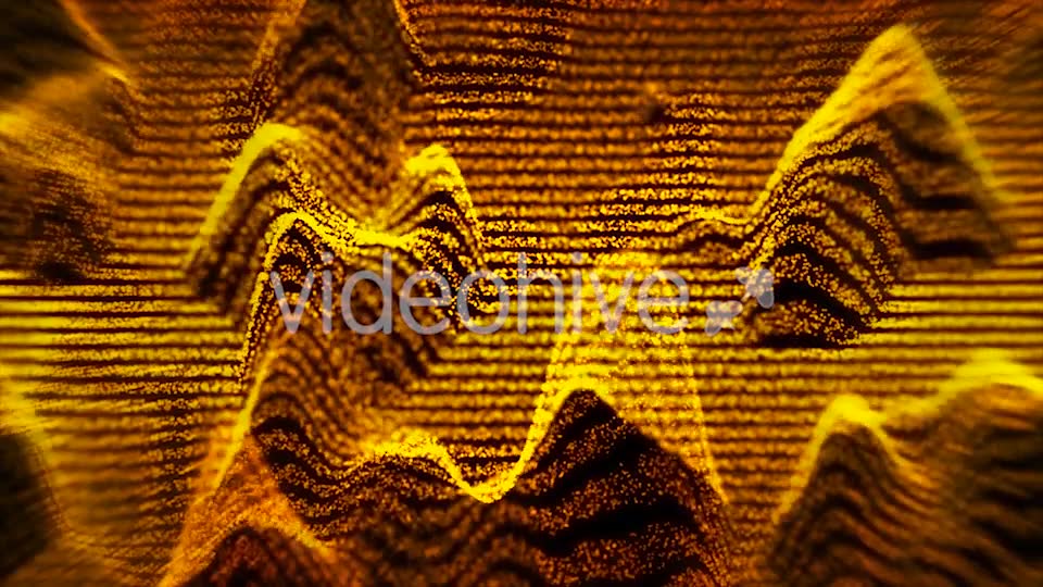 Epic Gold Waves of Particles Background Loop Videohive 21357949 Motion Graphics Image 9