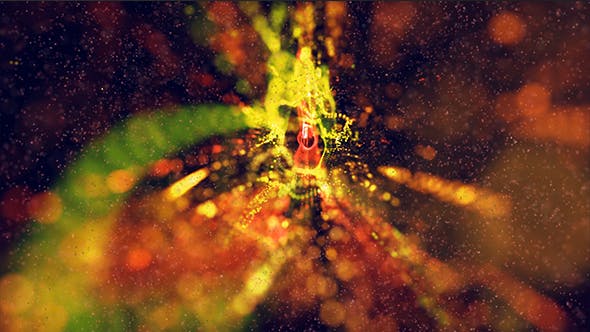 Epic Red and Gold Particles Background - Videohive Download 19886723