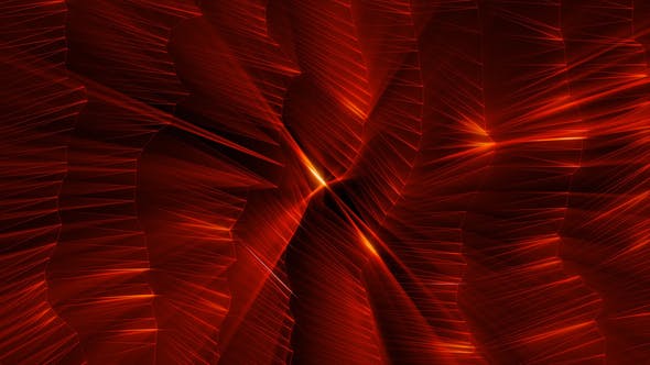 Epic Red Glowing Geometri Background - Videohive Download 21684454
