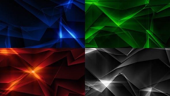 Epic Shiny Polygonal Background - 21326967 Download Videohive