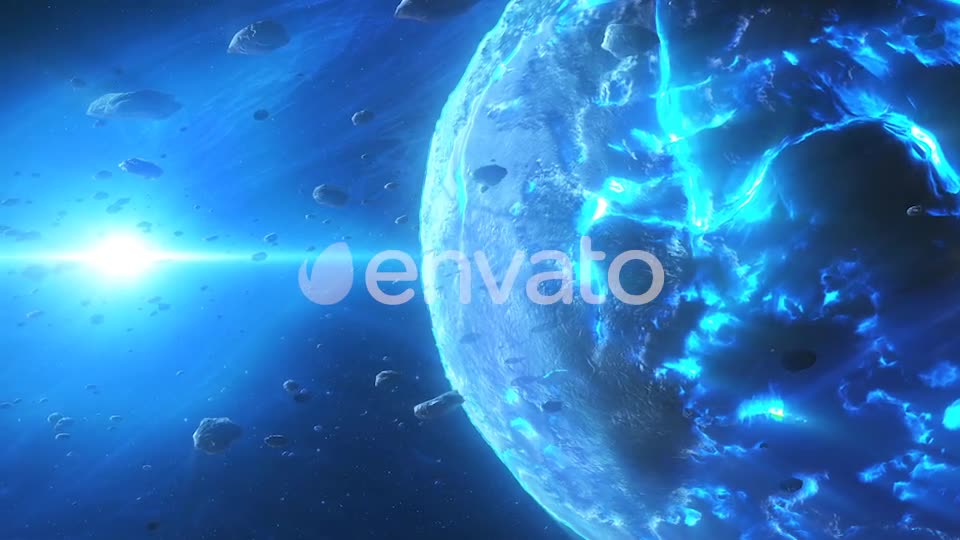 Epic Space Scene with Asteroids and Planet Videohive 22175307 Motion Graphics Image 10