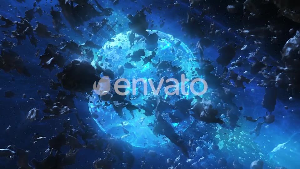 Epic Space Scene with Asteroids and Planet Videohive 22175307 Motion Graphics Image 2