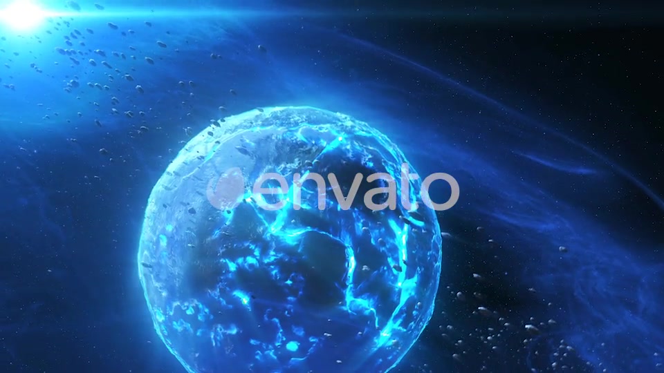 Epic Space Scene with Asteroids and Planet Videohive 22175307 Motion Graphics Image 5