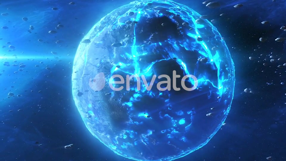 Epic Space Scene with Asteroids and Planet Videohive 22175307 Motion Graphics Image 7