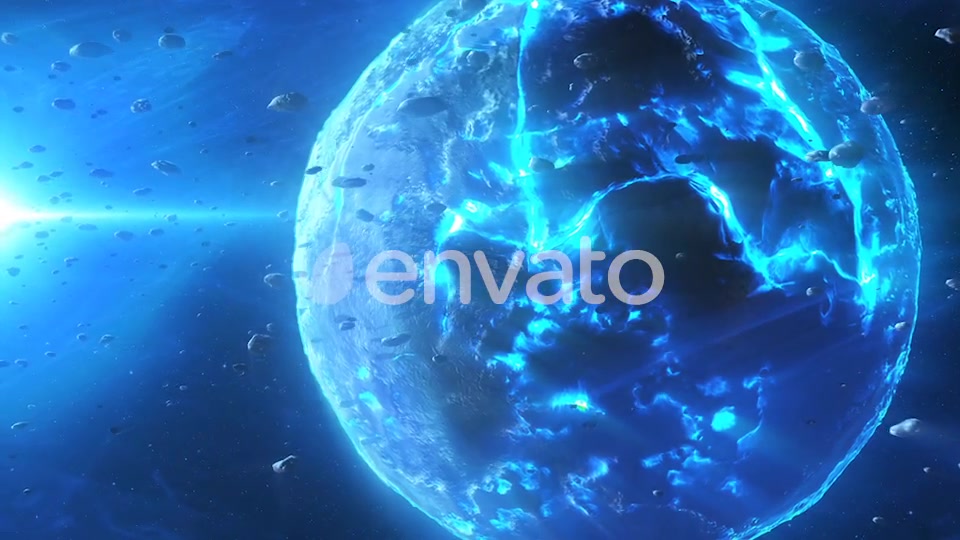 Epic Space Scene with Asteroids and Planet Videohive 22175307 Motion Graphics Image 8