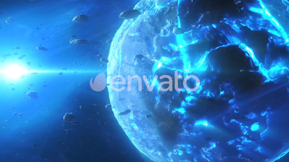 Epic Space Scene with Asteroids and Planet Videohive 22175307 Motion Graphics Image 9