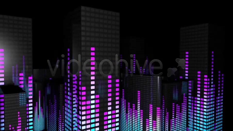 Equalizer Night Town Videohive 7748005 Motion Graphics Image 10