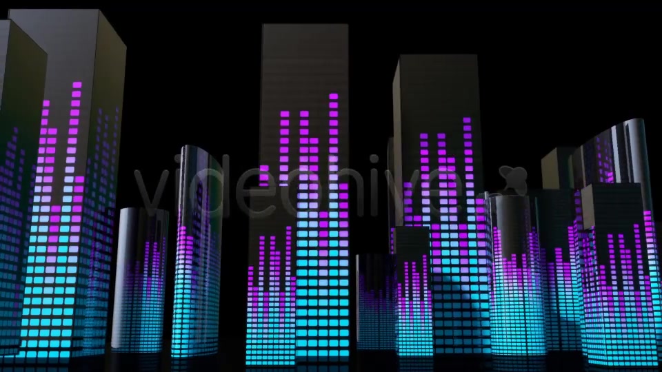 Equalizer Night Town Videohive 7748005 Motion Graphics Image 4