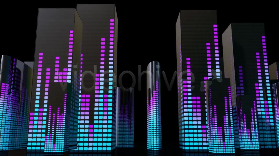 Equalizer Night Town Videohive 7748005 Motion Graphics Image 5