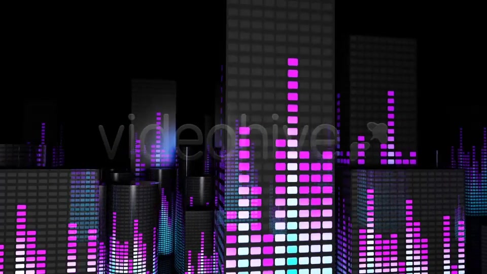 Equalizer Night Town Videohive 7748005 Motion Graphics Image 8