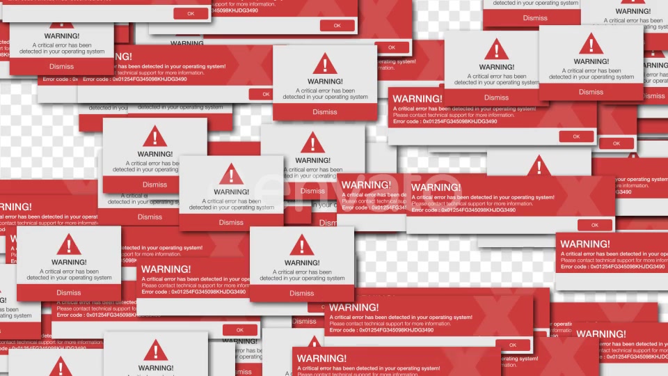 Error Messages Videohive 22588499 Motion Graphics Image 5