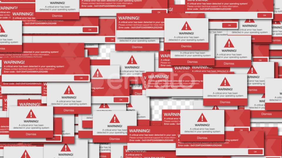 Error Messages Videohive 22588499 Motion Graphics Image 6