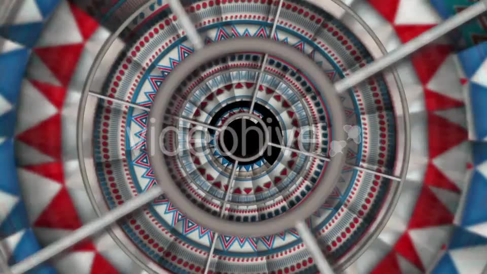 Ethnic Tunnel VJ Loop Videohive 19613275 Motion Graphics Image 2