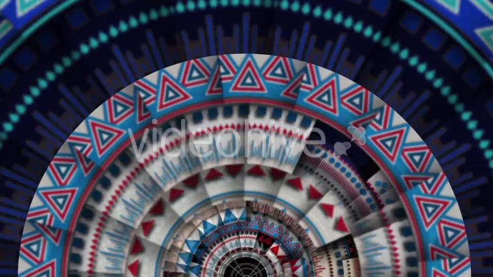 Ethnic Tunnel VJ Loop Videohive 19613275 Motion Graphics Image 7