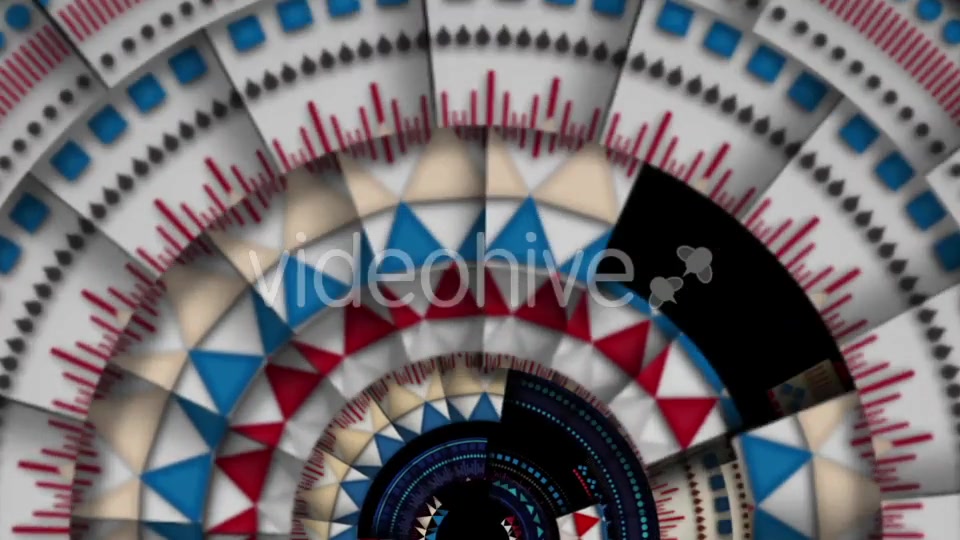 Ethnic Tunnel VJ Loop Videohive 19613275 Motion Graphics Image 9