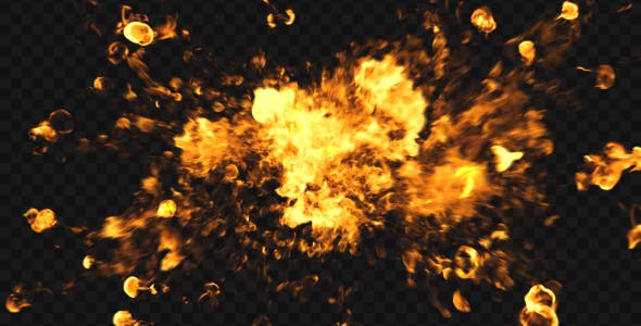 Explosion and Fire - Download 13541227 Videohive