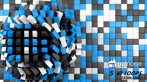 Extrusion Cubes Vj Loops (5 Pack) - Download 11983558 Videohive