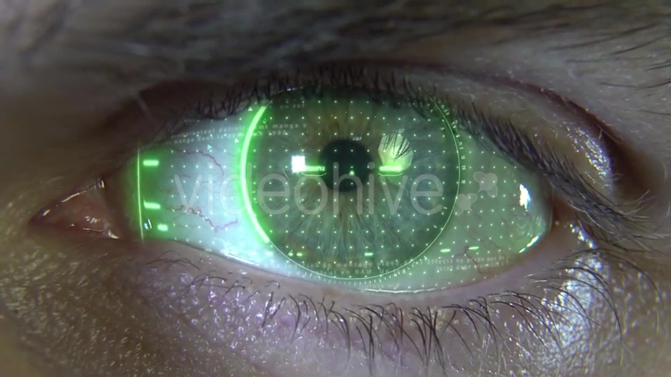Eye with Green Hologram Videohive 19913539 Motion Graphics Image 4
