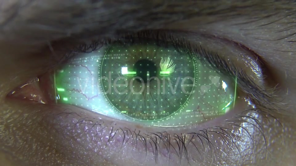 Eye with Green Hologram Videohive 19913539 Motion Graphics Image 6