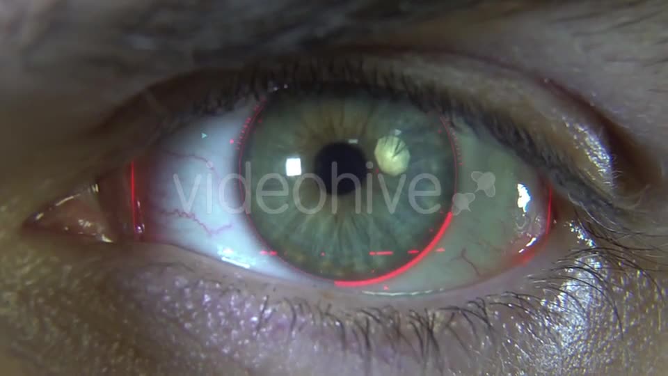 Eye with Red Hologram Videohive 19913745 Motion Graphics Image 1