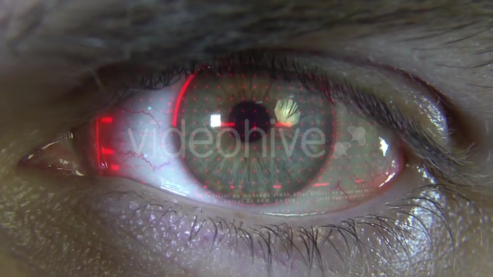 Eye with Red Hologram Videohive 19913745 Motion Graphics Image 5