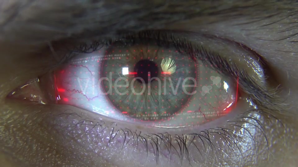 Eye with Red Hologram Videohive 19913745 Motion Graphics Image 6