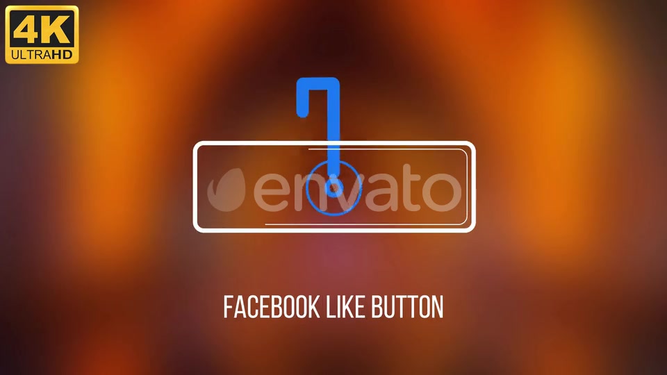 Facebook Buttons 4K Videohive 24018827 Motion Graphics Image 3