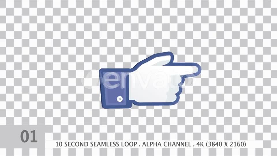 Facebook Like Icon Videohive 22765589 Motion Graphics Image 1