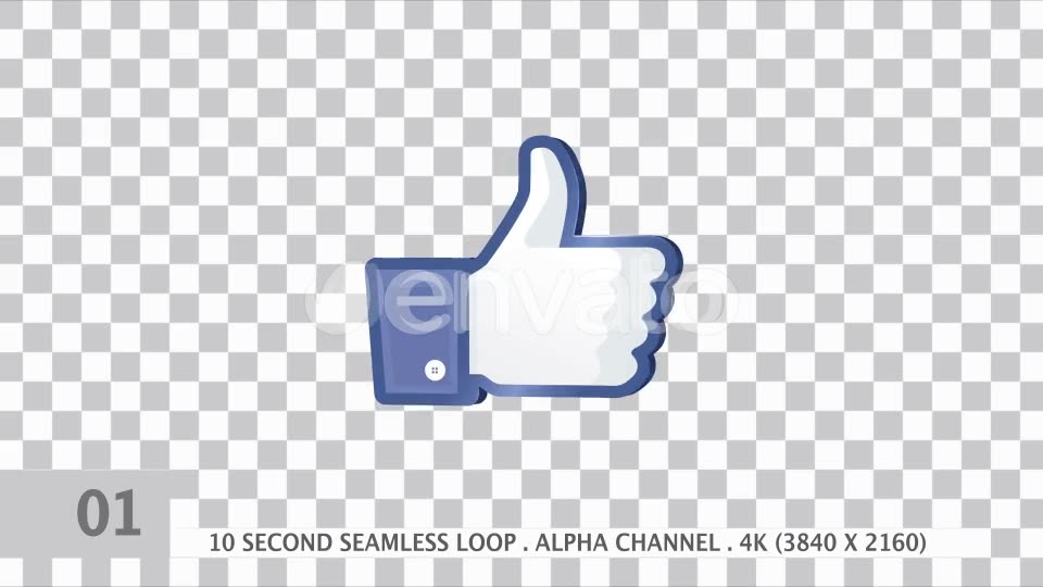 Facebook Like Icon Videohive 22765589 Motion Graphics Image 2