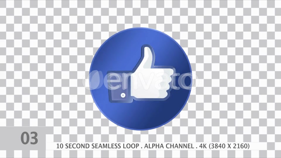 Facebook Like Icon Videohive 22765589 Motion Graphics Image 8