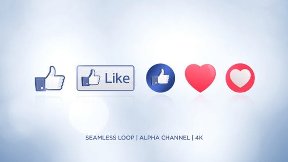 Facebook Like Icon - 22765589 Videohive Download