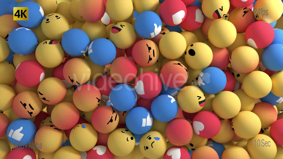 Facebook Like Reactions Transition 07 Videohive 20223550 Motion Graphics Image 4