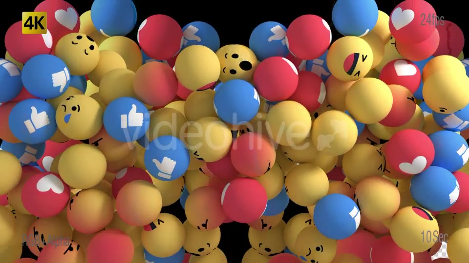 Facebook Like Reactions Transition 07 Videohive 20223550 Motion Graphics Image 5